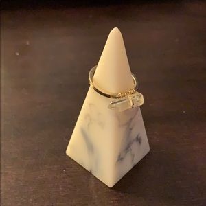 Size 7 set of gold dipped rings 3 in total